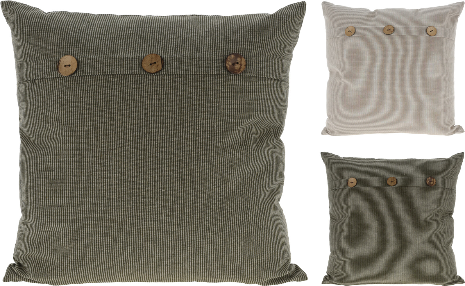 CUSHION WOVEN 45X45CM 2ASS CLR