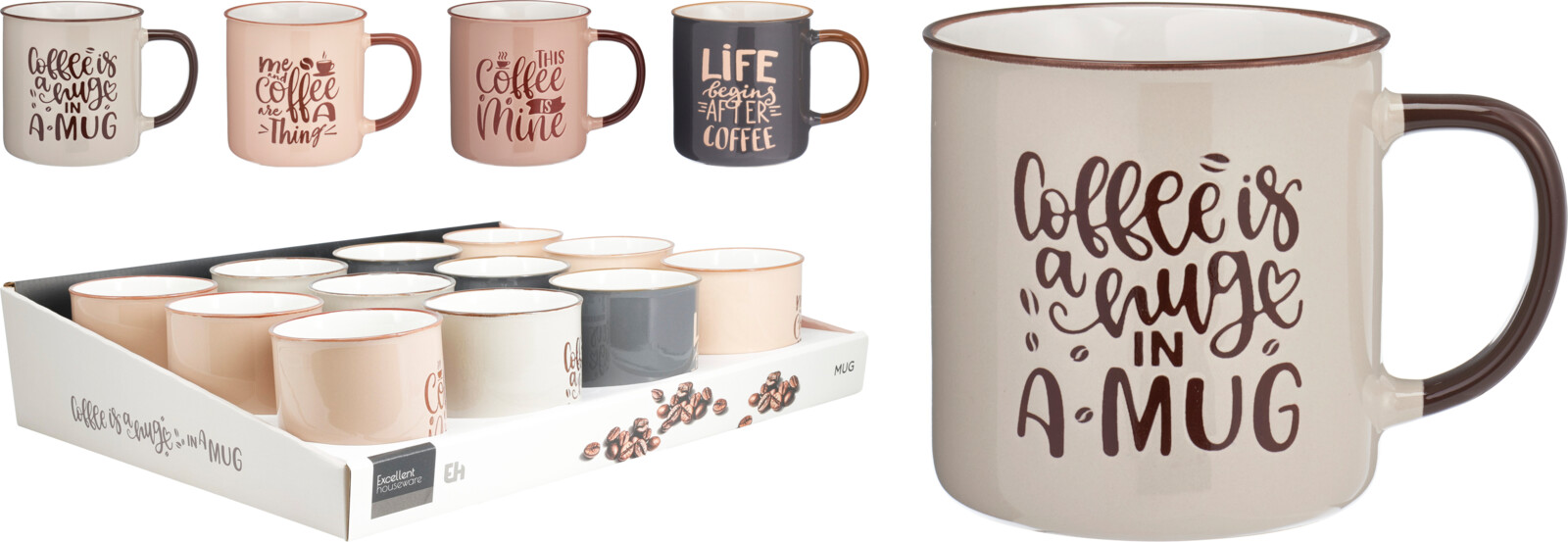 MUG STONEWARE 540ML/18.26 OZ