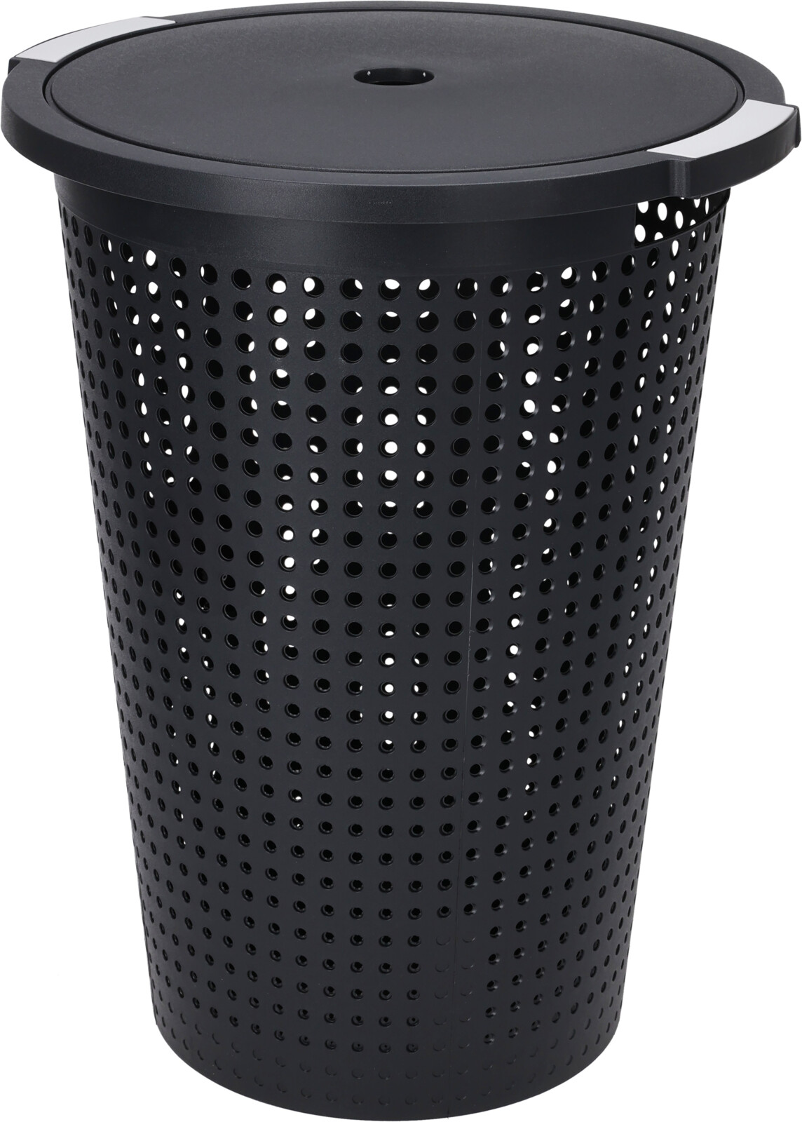 Laundry Basket with Lid – 35L (16" Dia x 20.5" H)