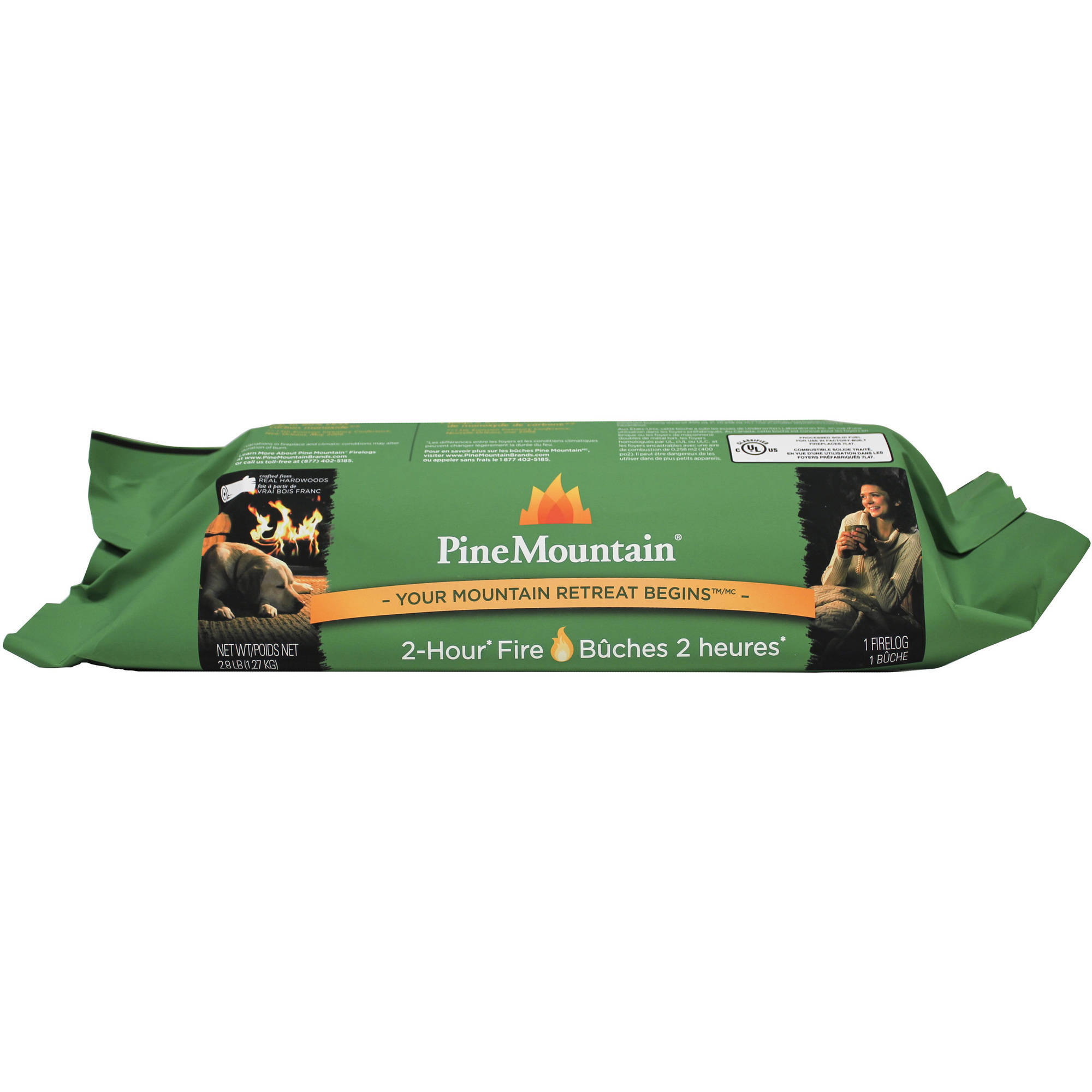 Pine Mountain Traditional 3-Hour Firelog | Johnsons Home u0026 Garden
