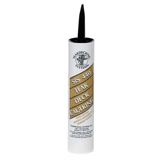 TEAK DECK SYS TEAK DECK CAULKING BLACK 10OZ CARTRIDGE, SIS440