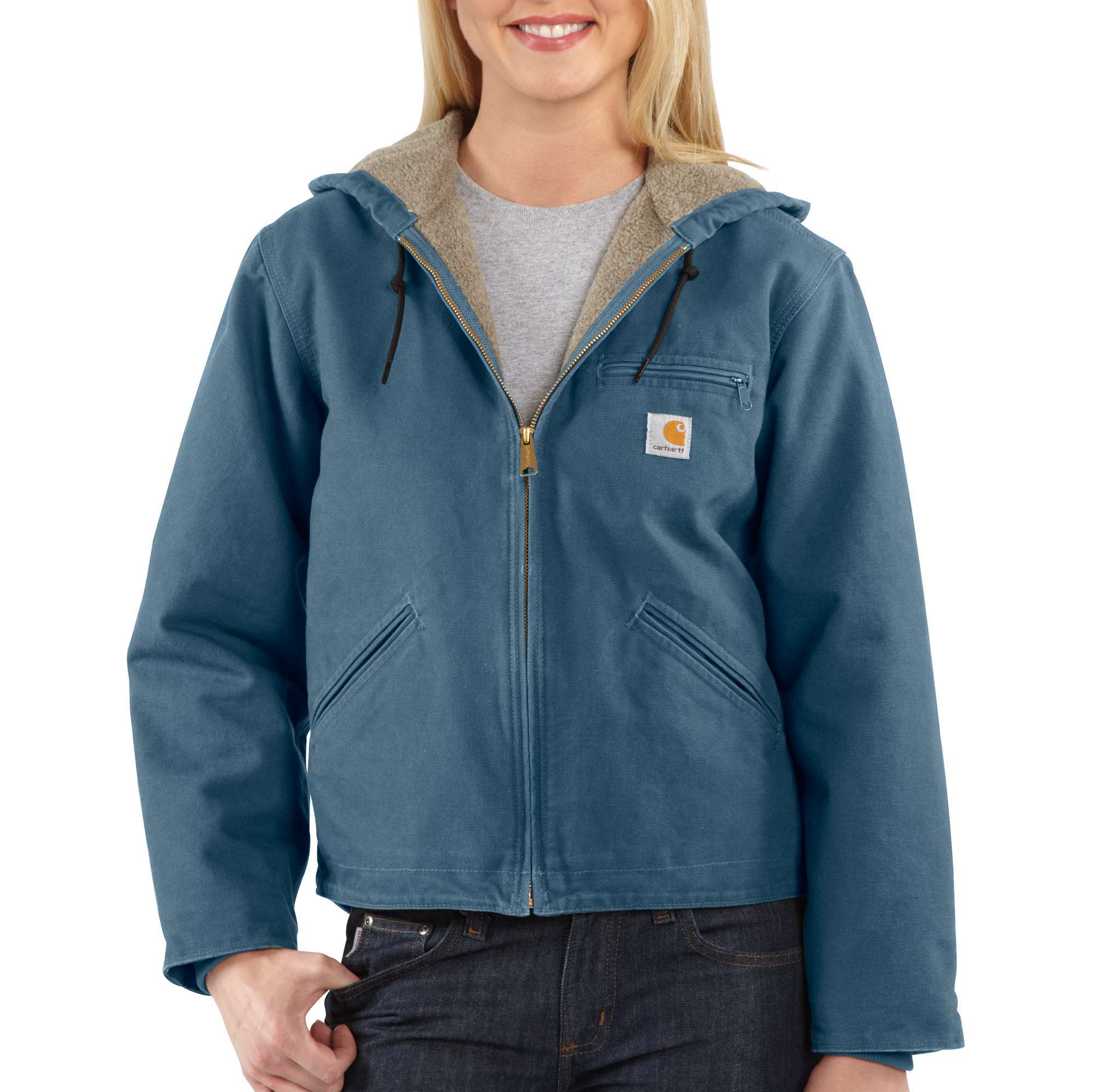 Carhartt, Women's Sandstone Sierra Jacket, Raspberry