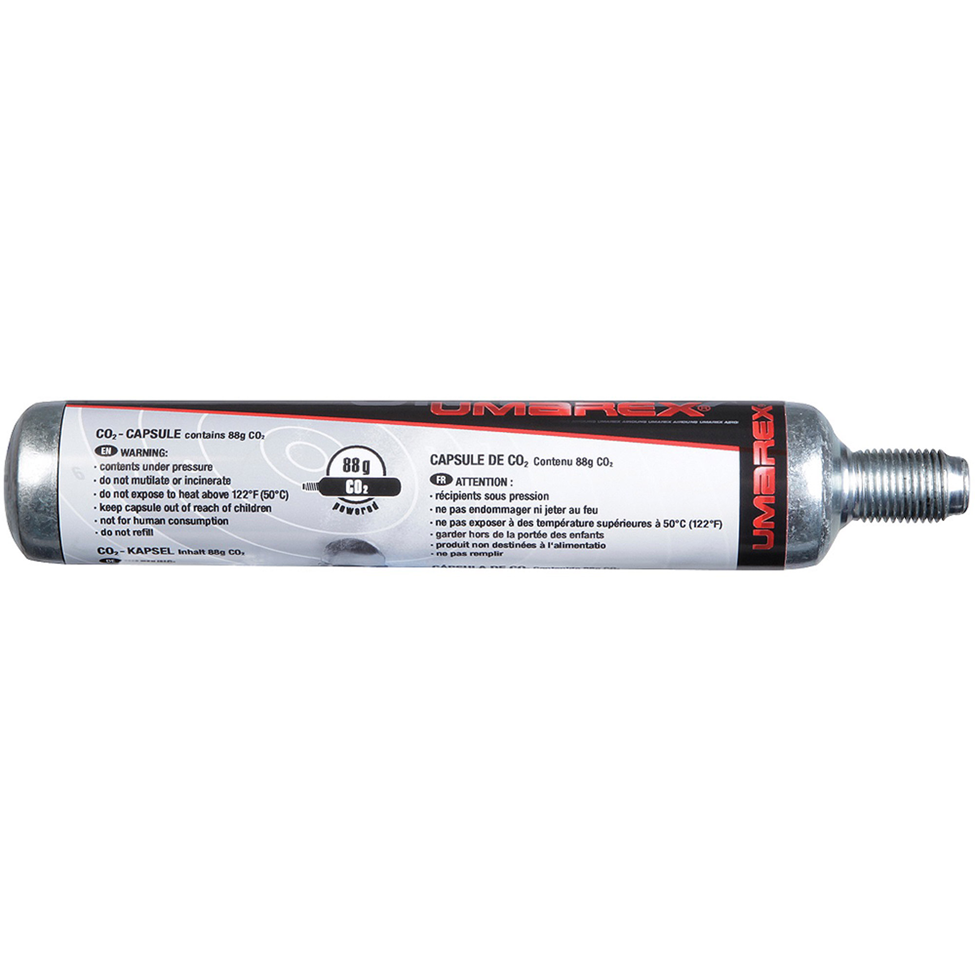 88 Gram Co2 Cylinders - 2 Pack