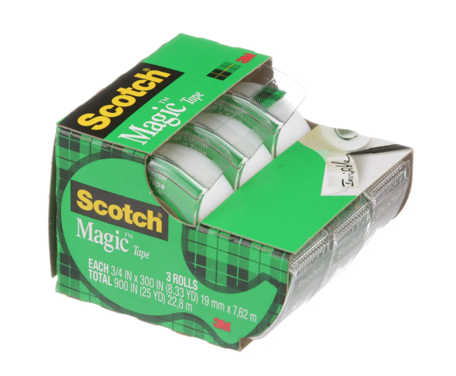 Scotch Magic Tape 25 m (Pack of 3)