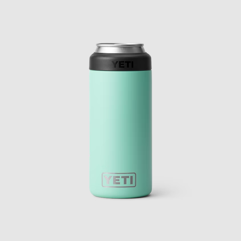 Yeti Rambler 12 oz Colster Slim Can Cooler - Seafoam