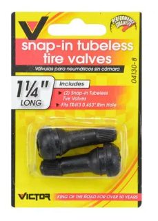 Valves TR413 pneu tubeless par 100ex
