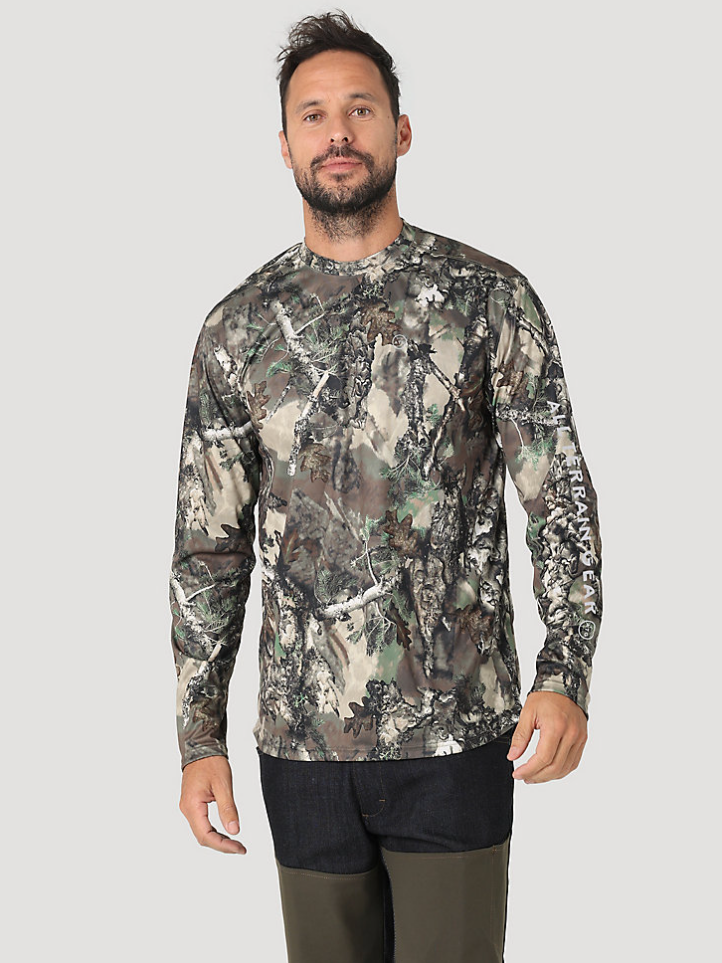 WRANGLER ATG HUNTER™ MEN'S SUN SHIRT IN WARMWOODS CAMO, XL