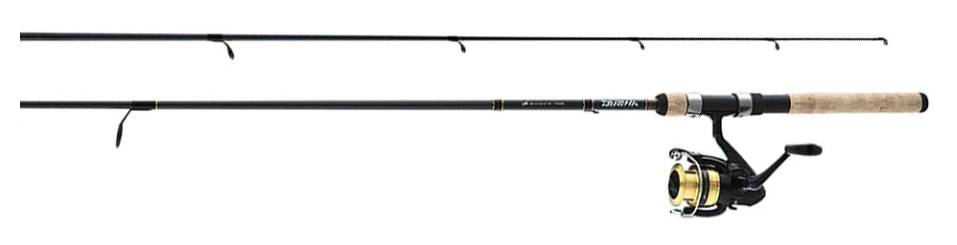 DAIWA D-SHOCK SPINNING COMBO, 1BB, 6'6