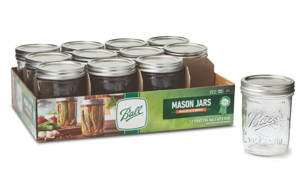 Mason Jar - 16oz - PLENTY Mercantile & Venue