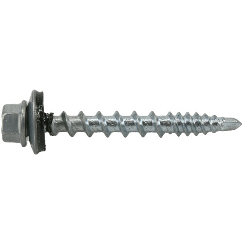 POWER PRO SILVER SELF DRILLING METAL-TO-WOOD ROOFING SCREWS (#10 X 1-1/2")