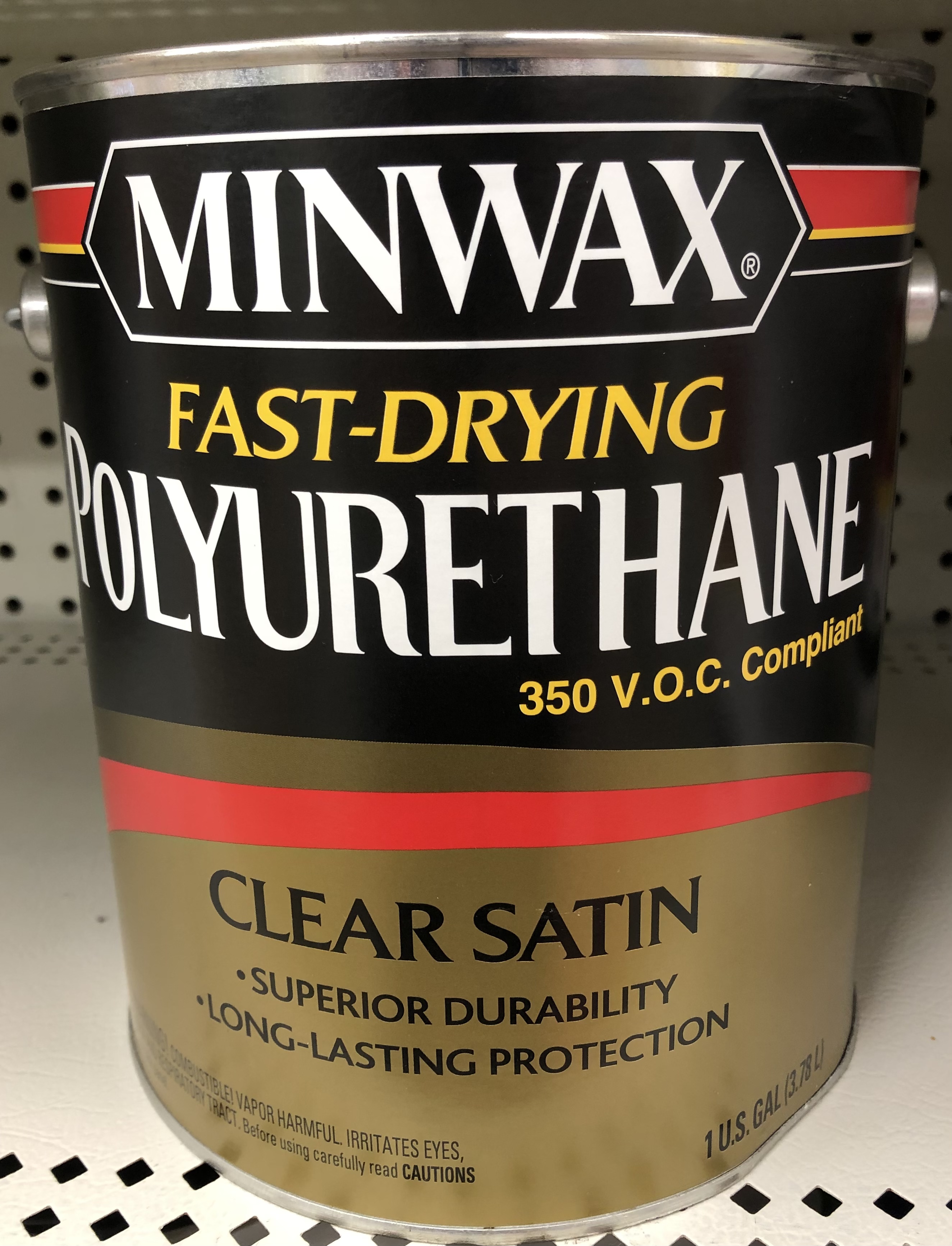 Minwax Fast-Drying Polyurethane Clear Satin Oil-Based Polyurethane