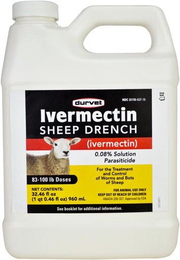 Ivermectin Sheep Drench Sheep Dewormer 960 ml