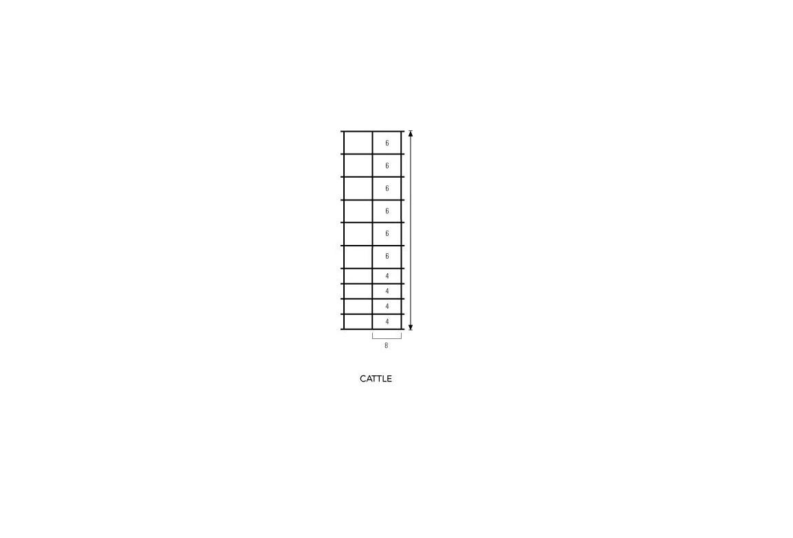 HW CATTLE PANEL 50"X16' 4GA