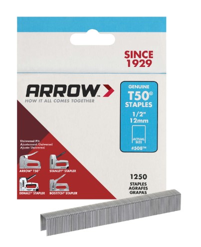 Staples 1/2" 1250 Pack