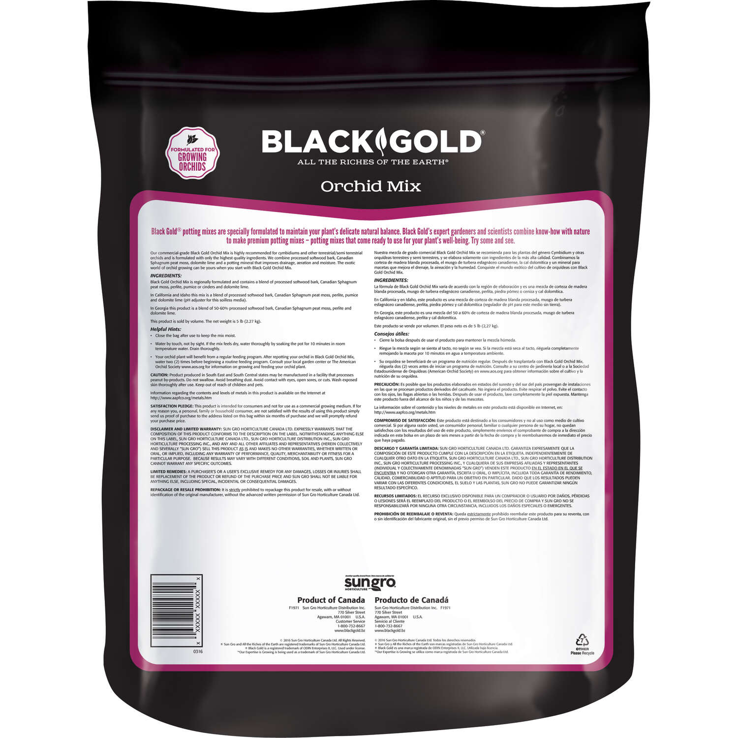 Organic Orchid Potting Mix 8 qt