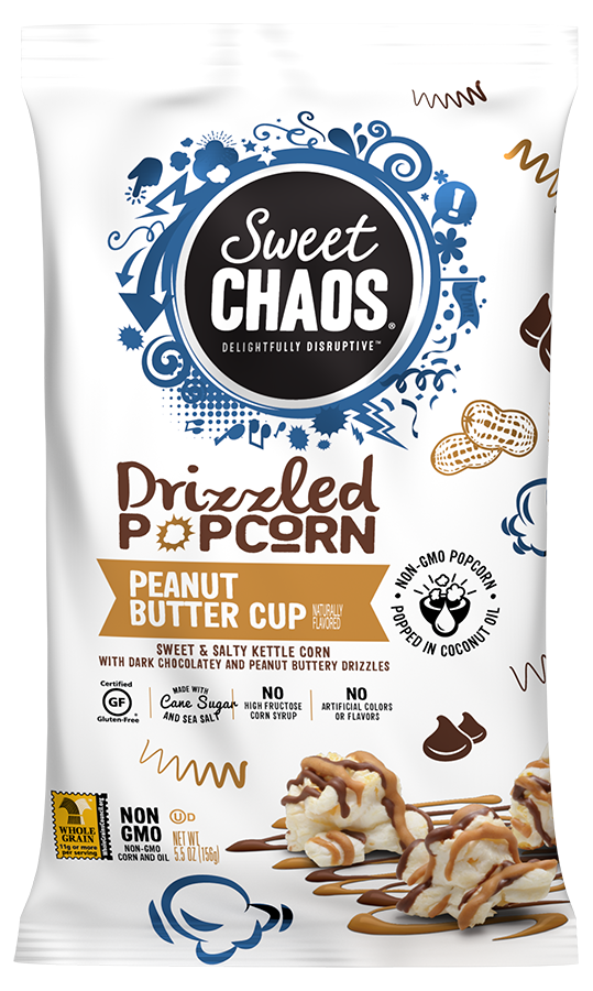 Popcorn Drizzled Peanut Butter Cup Sweet & Salty Kettle Corn 5.5 oz