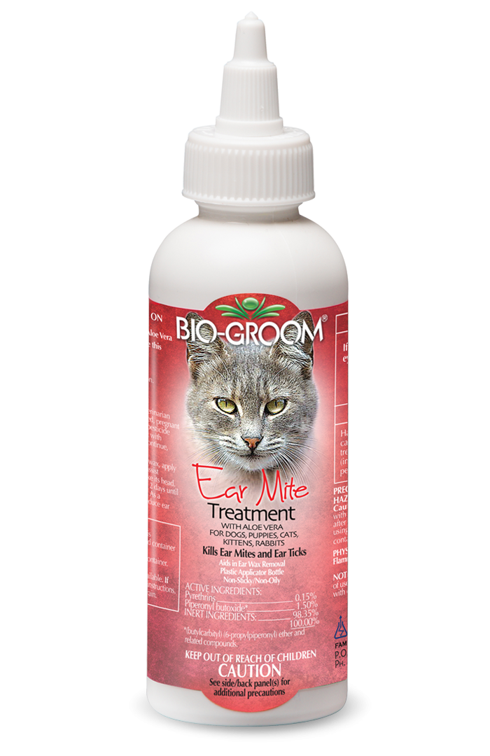 Ear Mite Treatment with Aloe Vera Dog & Cat Ear Care 4 oz