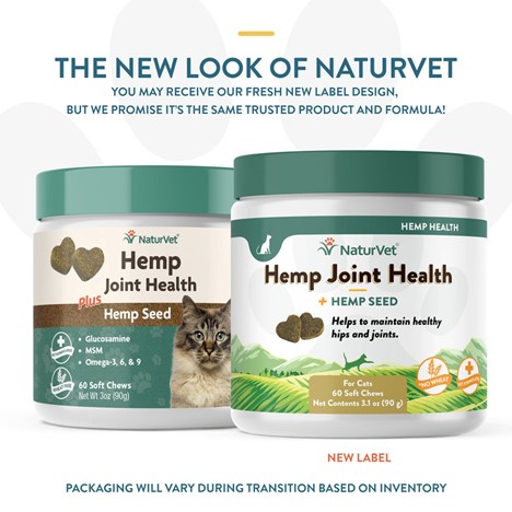 Hemp Joint Health + Hemp Seed for Cats 60 Soft Chews