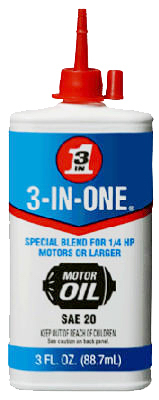 Motor Oil SAE 20 3 oz