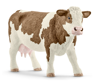 FARM WORLD Simmental Cow Toy Figure
