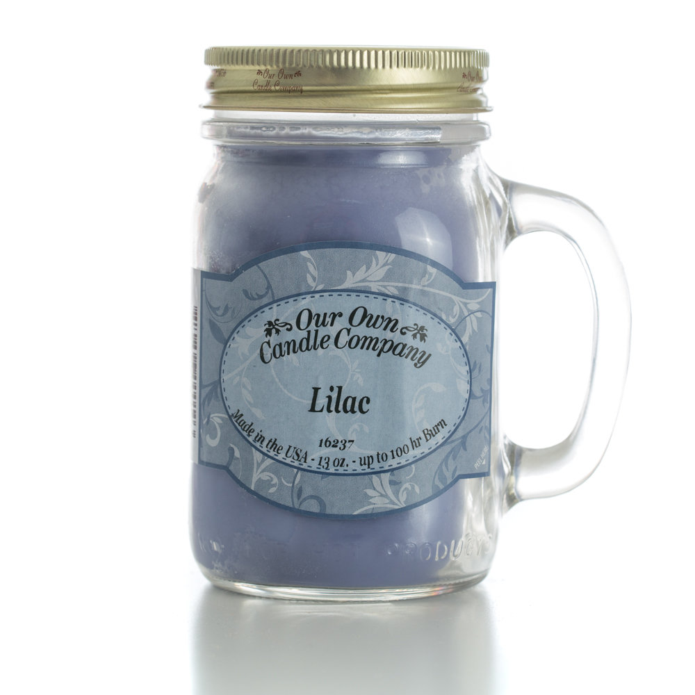 Mason Jar Candle Lilac 13 oz
