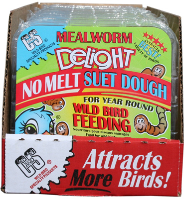 Mealworm Delight No Melt Suet Dough Cake 11.75 oz