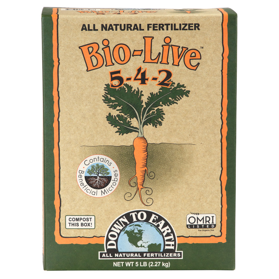 Bio-Live Natural Fertilizer 5-4-2 5 lb