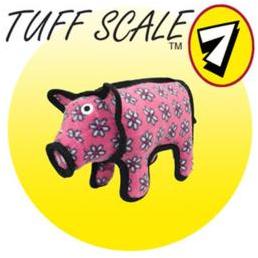 Tuffy's Jr Barnyard Pig Dog Toy Pink