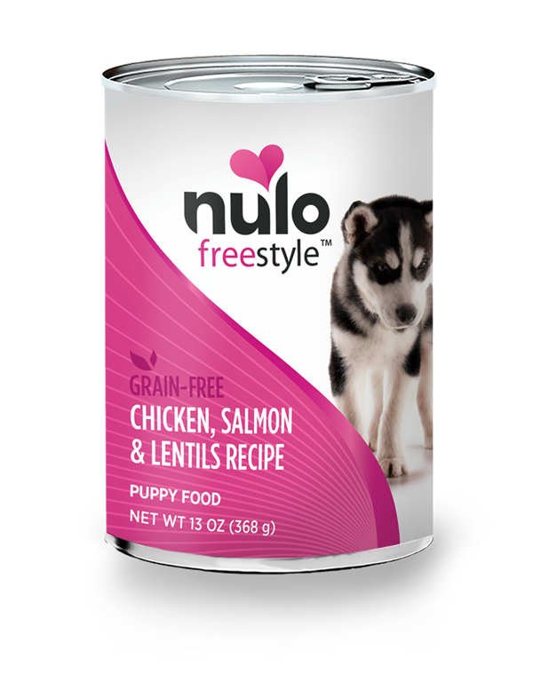 Freestyle Puppy Grain-Free Chicken, Salmon & Lentils Recipe Canned Dog Food 13 oz