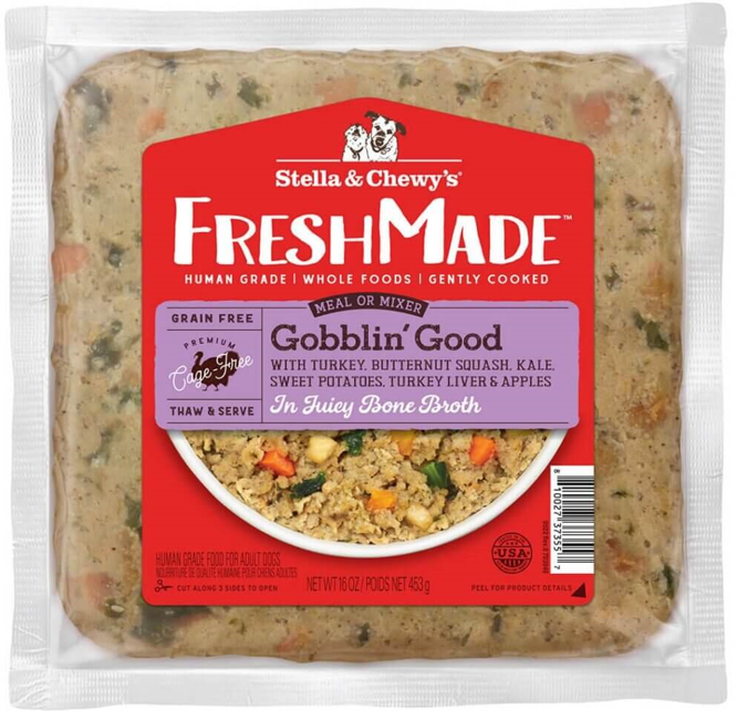 FreshMade Gobblin' Good Gently Cook Frozen Dog Food 16 oz