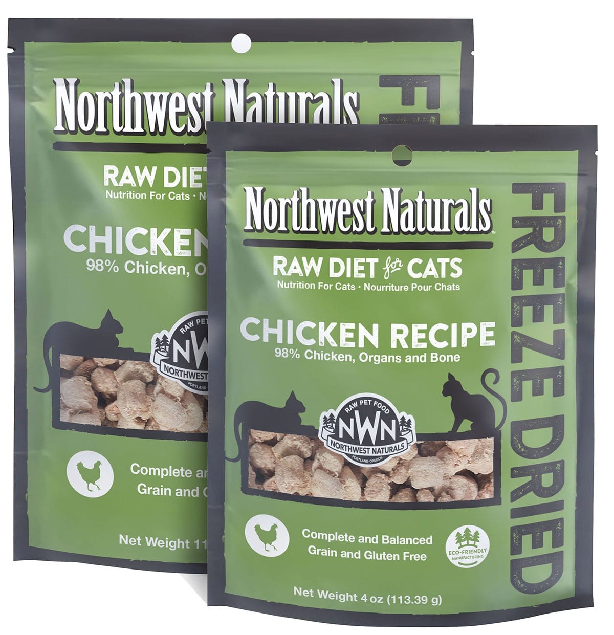 Chicken Recipe Freeze-Dried Raw Diet for Cats 11 oz
