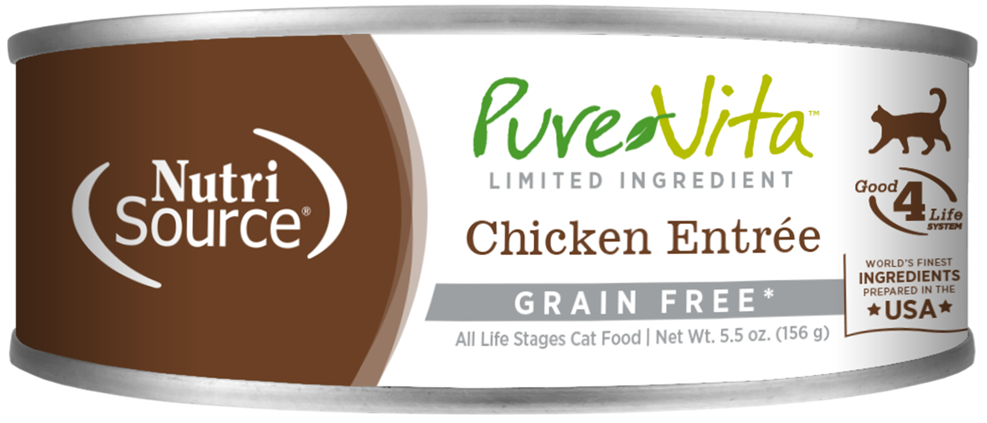 Limited Ingredient Chicken Entrée Grain-Free Canned Cat Food 5.5 oz
