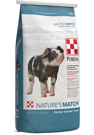 Nature’s Match Starter-Grower Swine Feed 50 lb