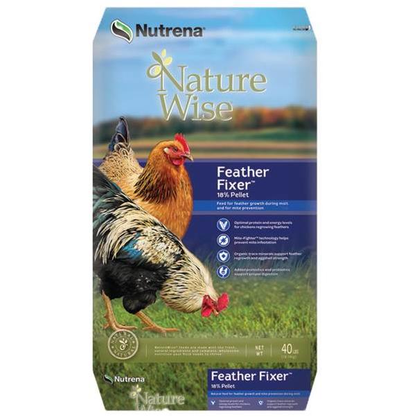 NatureWise Feather Fixer Chicken Feed 40 lb