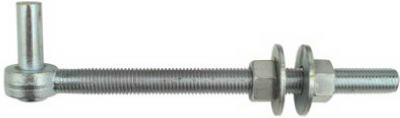 .75 x 10-In. Zinc Bolt Gate Hook