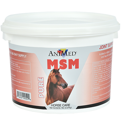 MSM Pure Powder Dietary Sulfur Equine Joint Supplement 5 lb