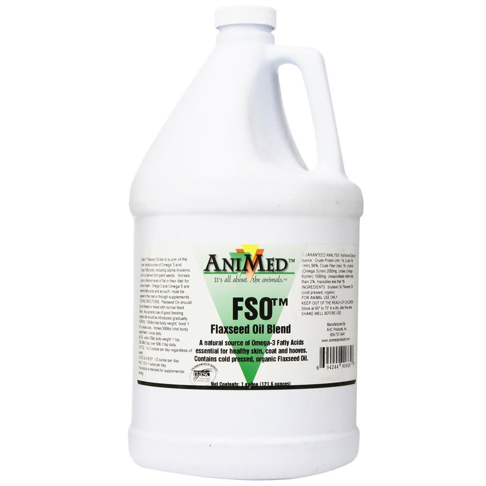 FSO Flaxseed Oil Blend Equine Supplement 1 gal