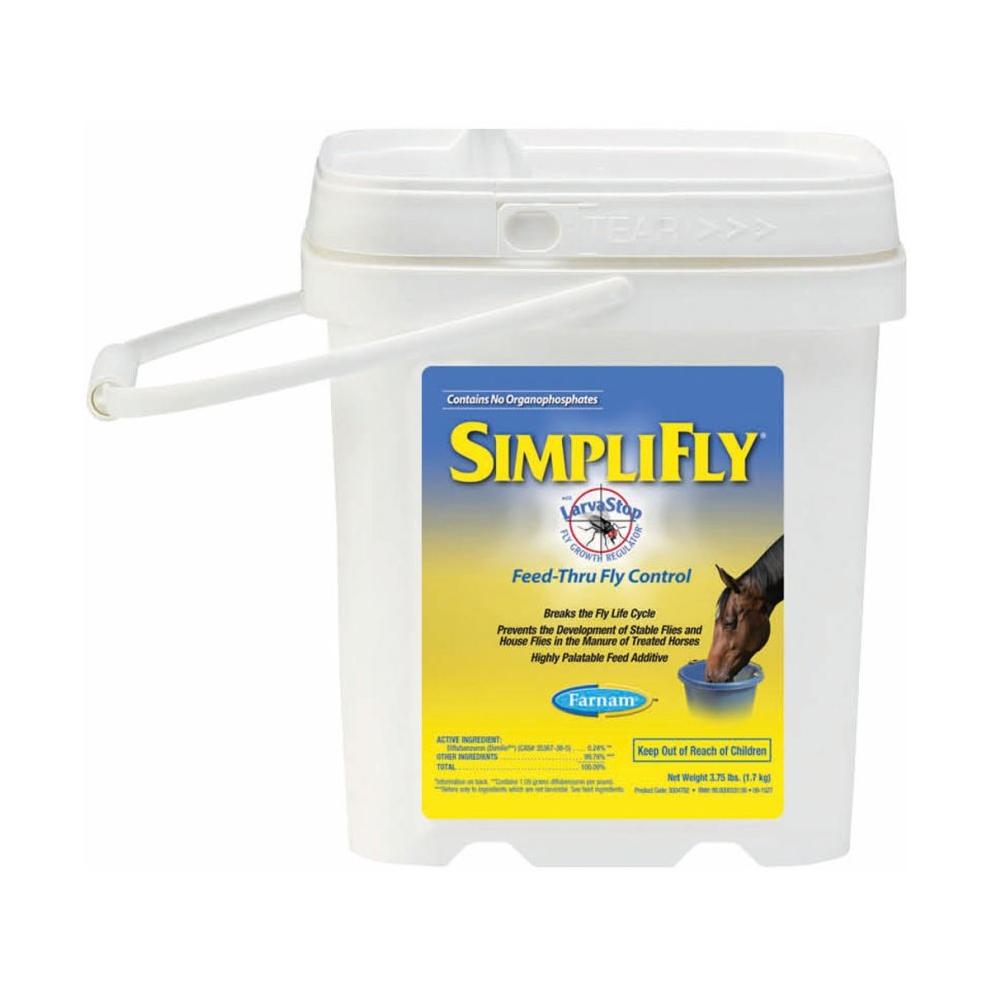 SimpliFly Horse Feed-Thru Fly Control with LarvaStop 3.75 lb