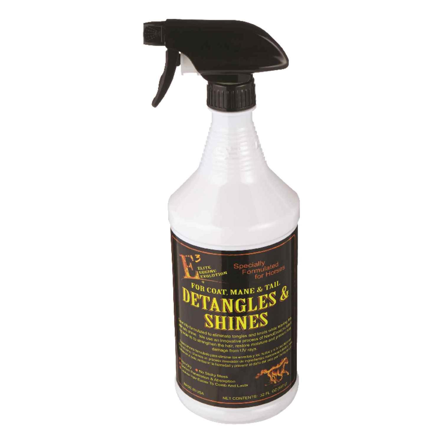 Detangle & Shine Equine Grooming Spray 1 qt
