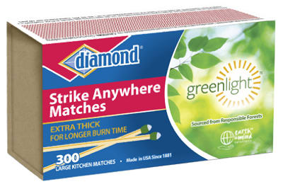 Strike Anywhere Greenlight Matches 300 Pack