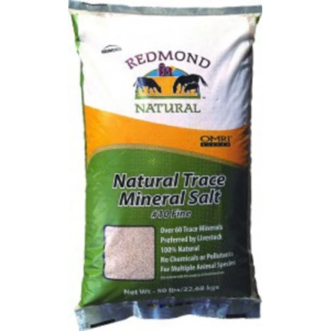 Natural Trace Mineral Salt #10 Fine 50 lb