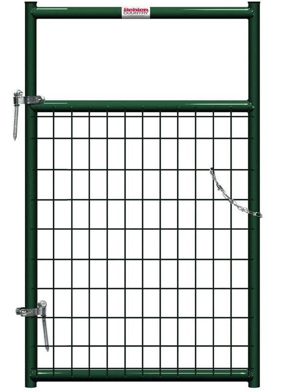 Frontier Gate 2" x 4" Wire-Filled Green 50" x 3'