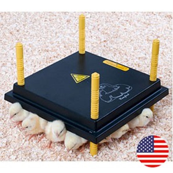 Chick Brooder Heating Plate with Cover 20-25 Chicks 12" x 12"