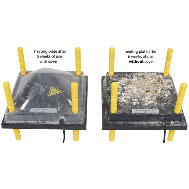 Chick Brooder Heating Plate with Cover 20-25 Chicks 12" x 12"