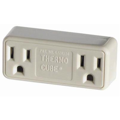Thermo Cube Thermostat Controlled Plug-In Receptacle