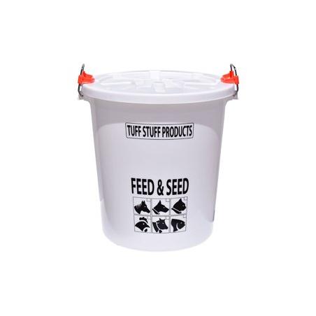 Feed Storage Bucket with Locking Lid 80 lb Capacity