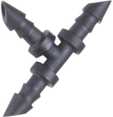 Drip Watering Barbed Tee 1/4" 5 pk