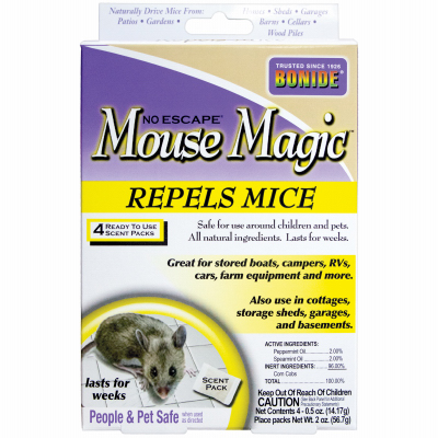 Mouse Magic Animal Repellent Scent Pouch for Mice 4 pk