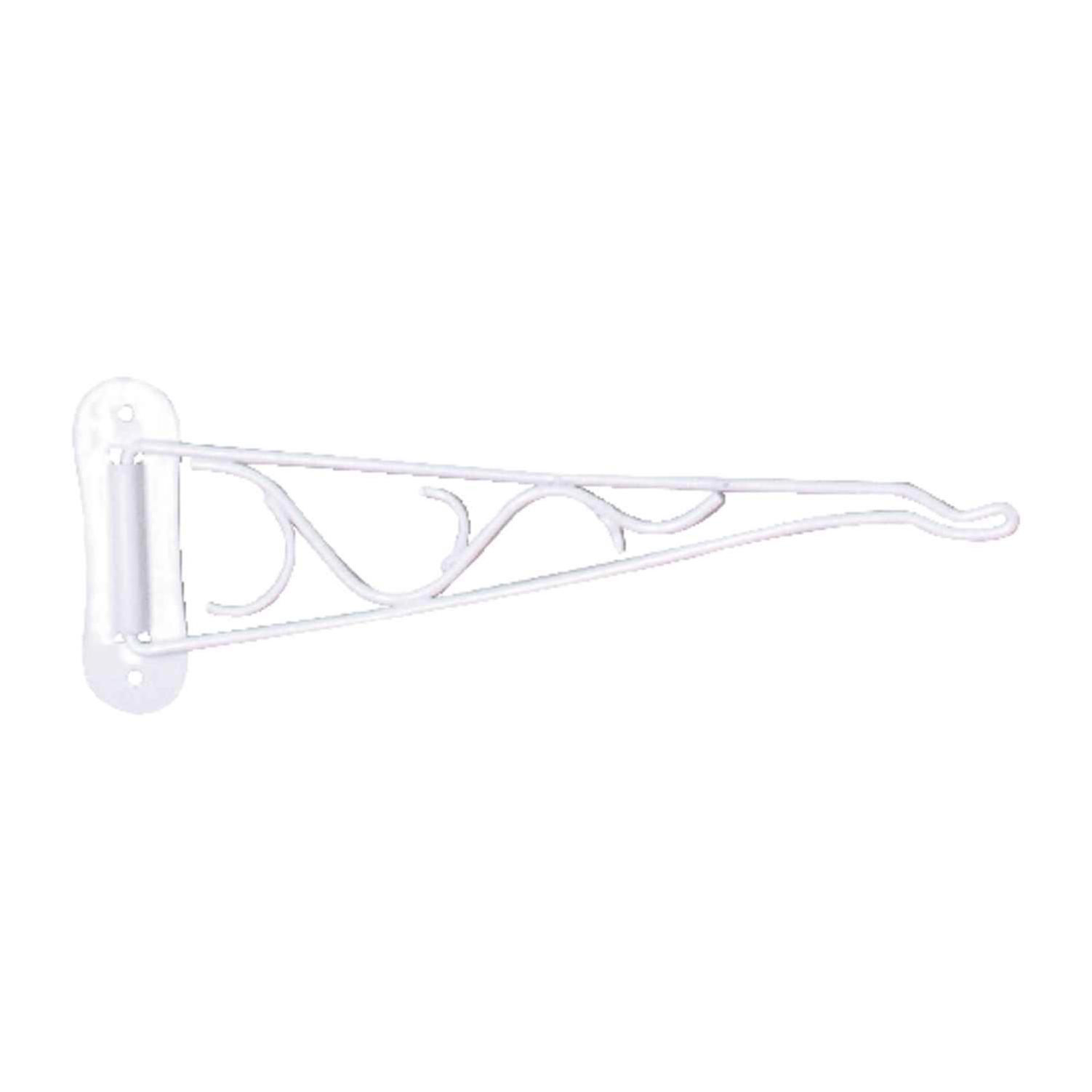 Swivel Plant Hook Steel White 10"