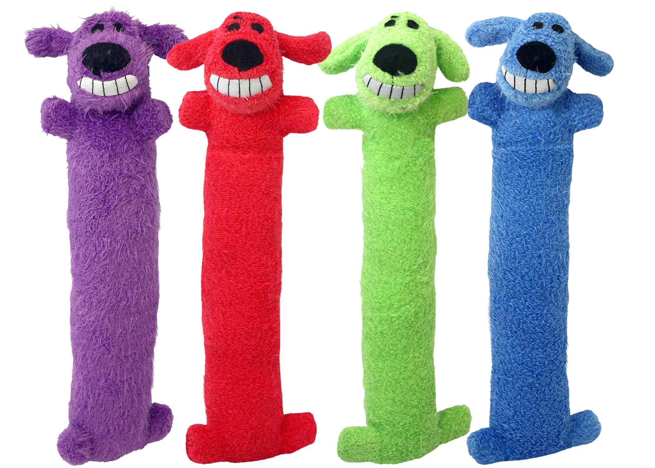 Loofa Dog The Original Dog Play & Cuddle Toy Assorted Colors 18"